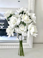 White Rose Bouquet - Edison & James