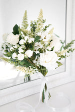 White Rose & Lilac Arrangement - Edison & James